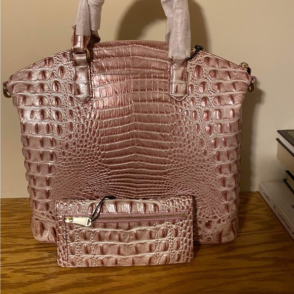 Brahmin Duxbury PinkIcing and Ady wallet and magnolia